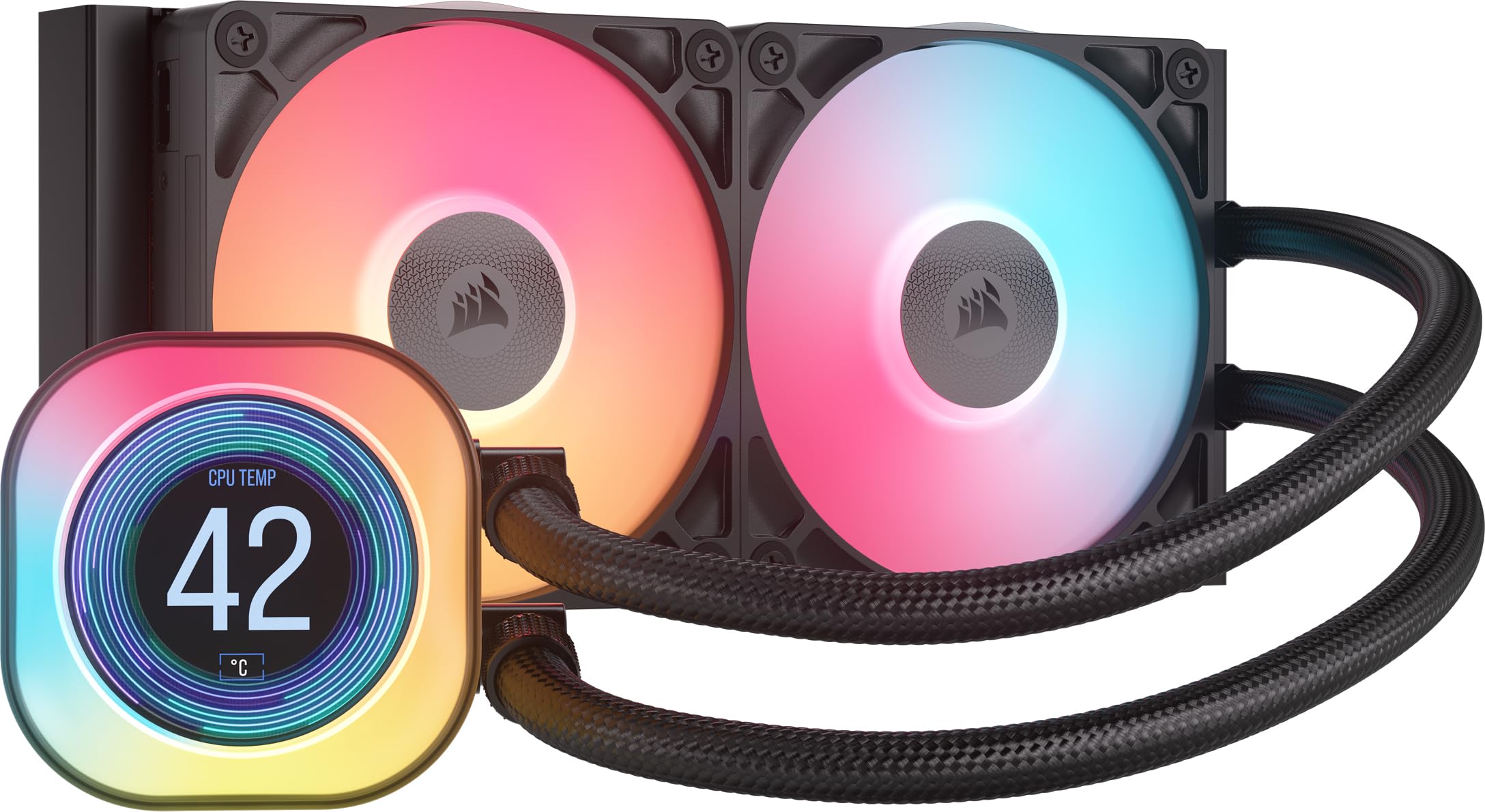 CORSAIR iCUE LINK TITAN 240 RX RGB LCD AIO 240mm İşlemci Soğutucusu (CW-9061022-WW)