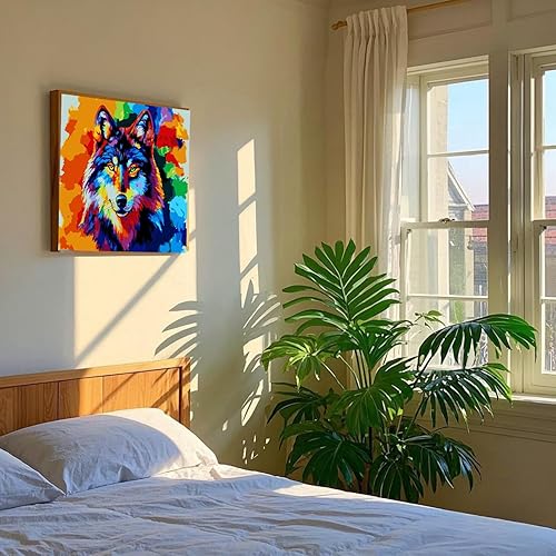 Miniatura 21 de Kit de pintura de caballo por números para adultos y niños, pintura por números, caballos, adultos, kits de pintura por números, manualidades sobre