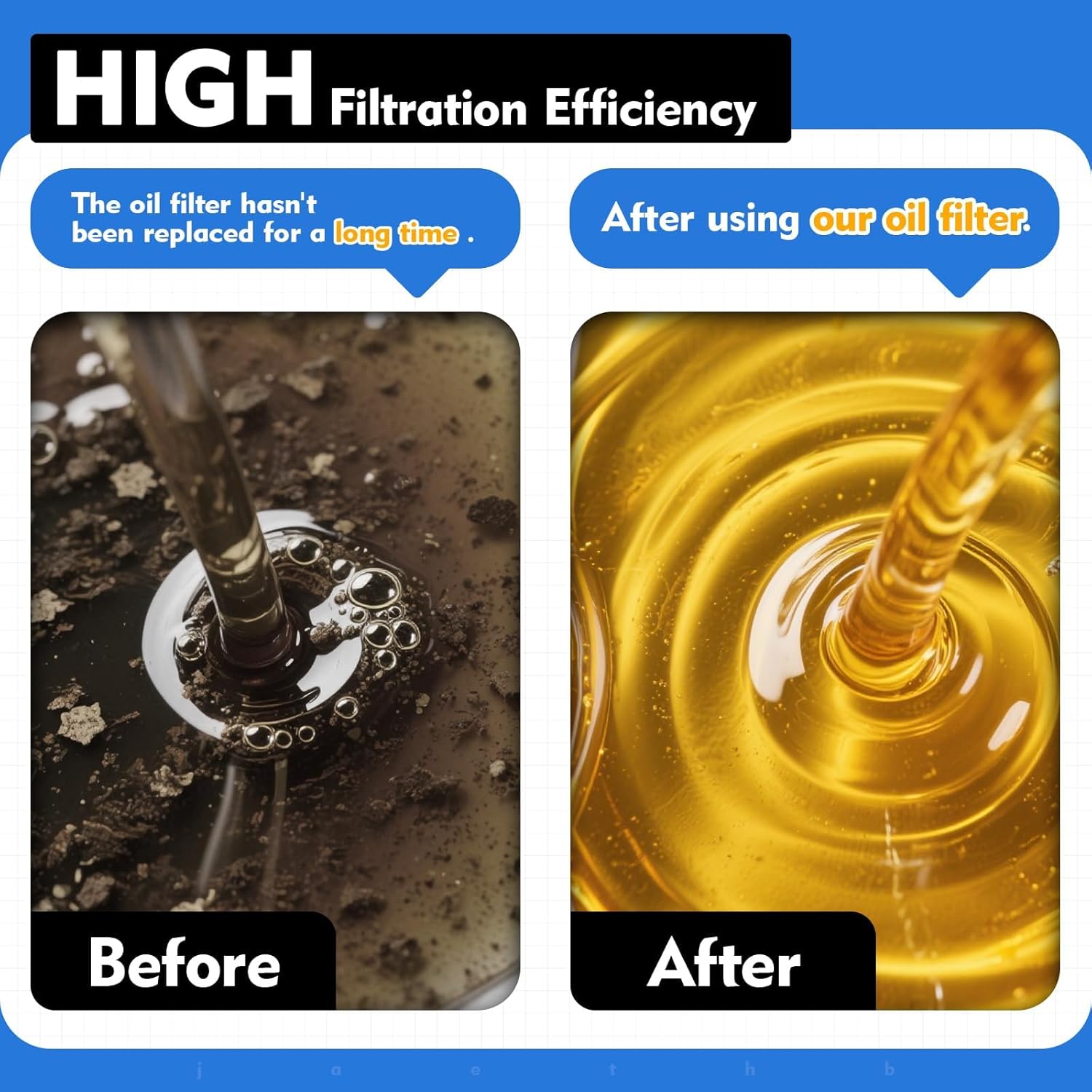 6PCS P551005 LF17511 Oil/Lube Filter For Freightliner 2009-2025 Trucks & Buses,Western Star,for Detroit Diesel,for Terex Advance DD13 DD15 D16 12.8L 14.8L 15.6L L6 Replaces P7505 57909 A4731800909