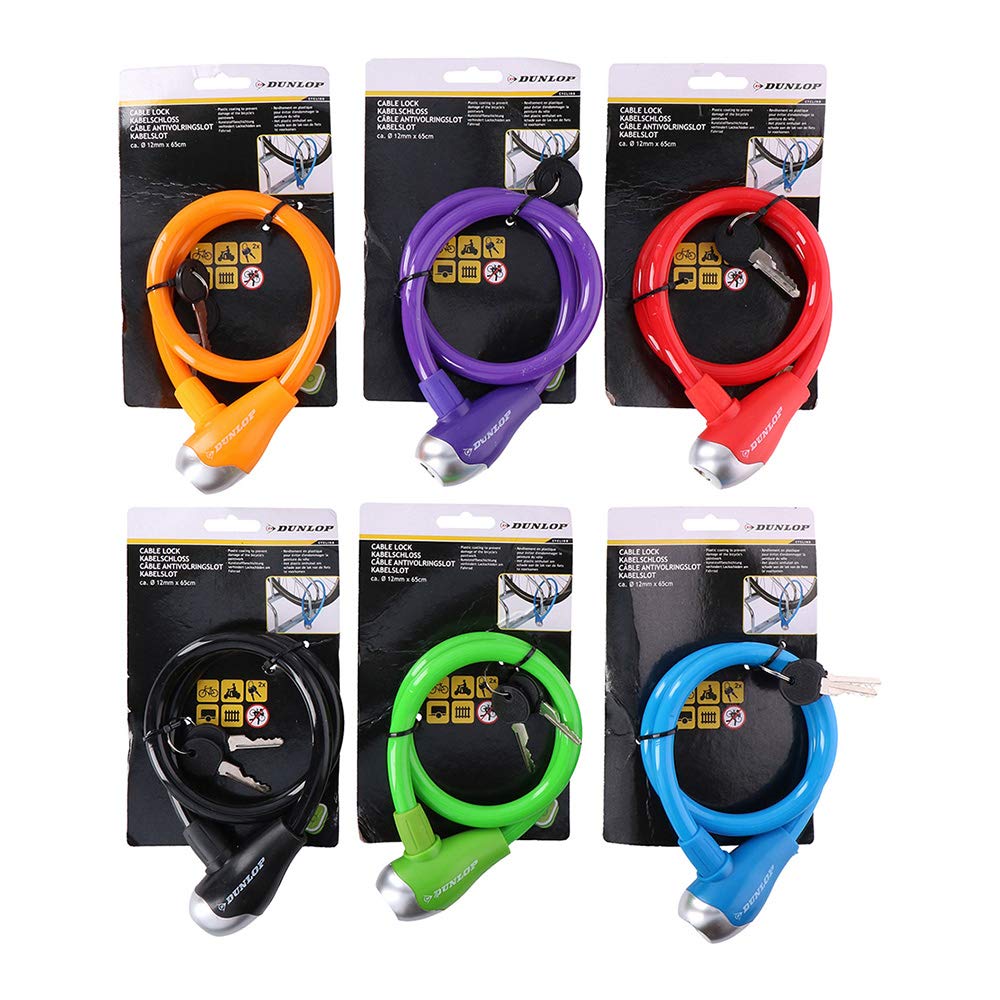 Dunlop Cable Lock D12 mm 65 cm, Multicoloured - Image 3