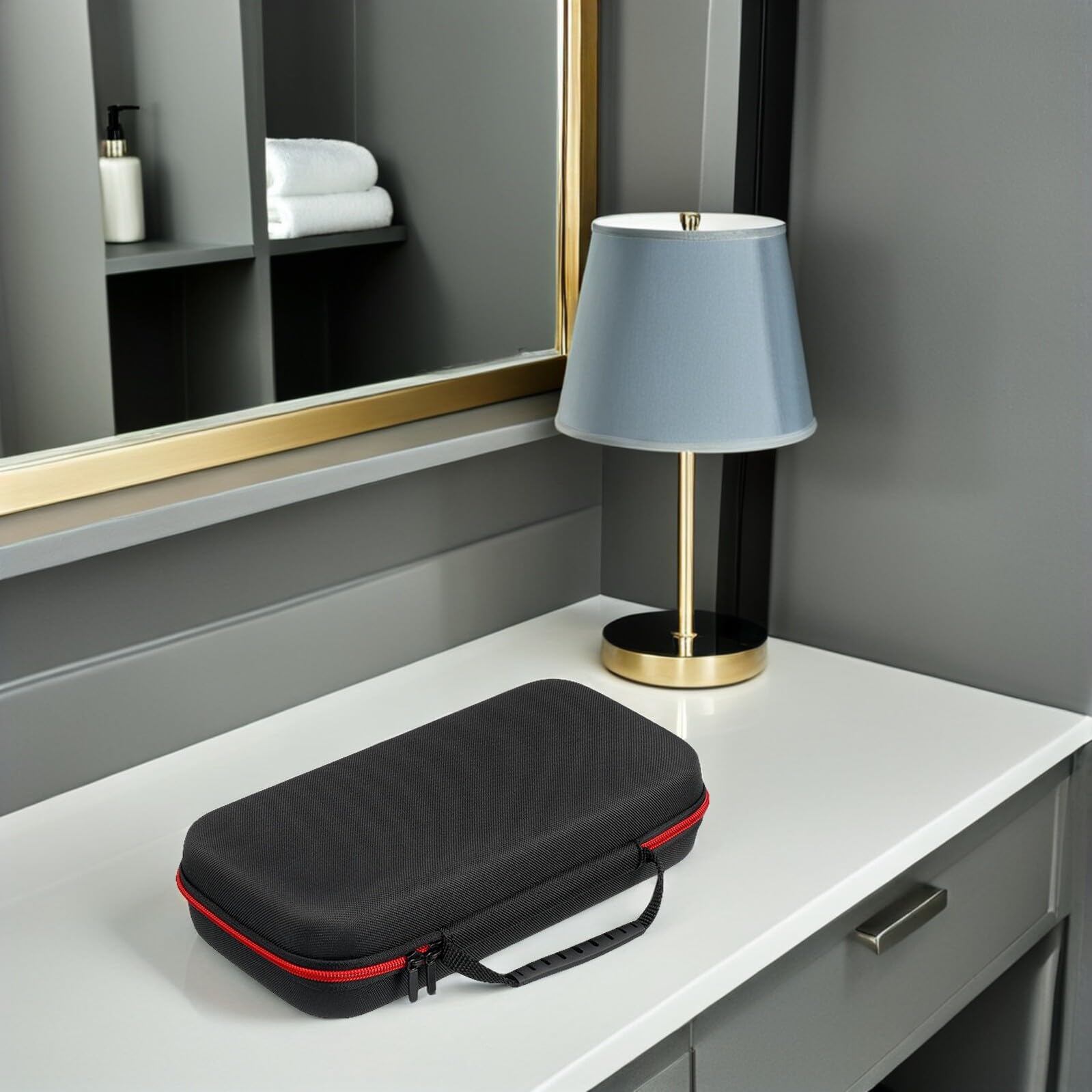 Ipetboom 3pezzi Custodia per Microfono Eva Scatola Organizer Portatile con Spugna per Doppio Microfono Protezione Antiurto per Riporre e Trasportare Accessori da Ktv e Concerti