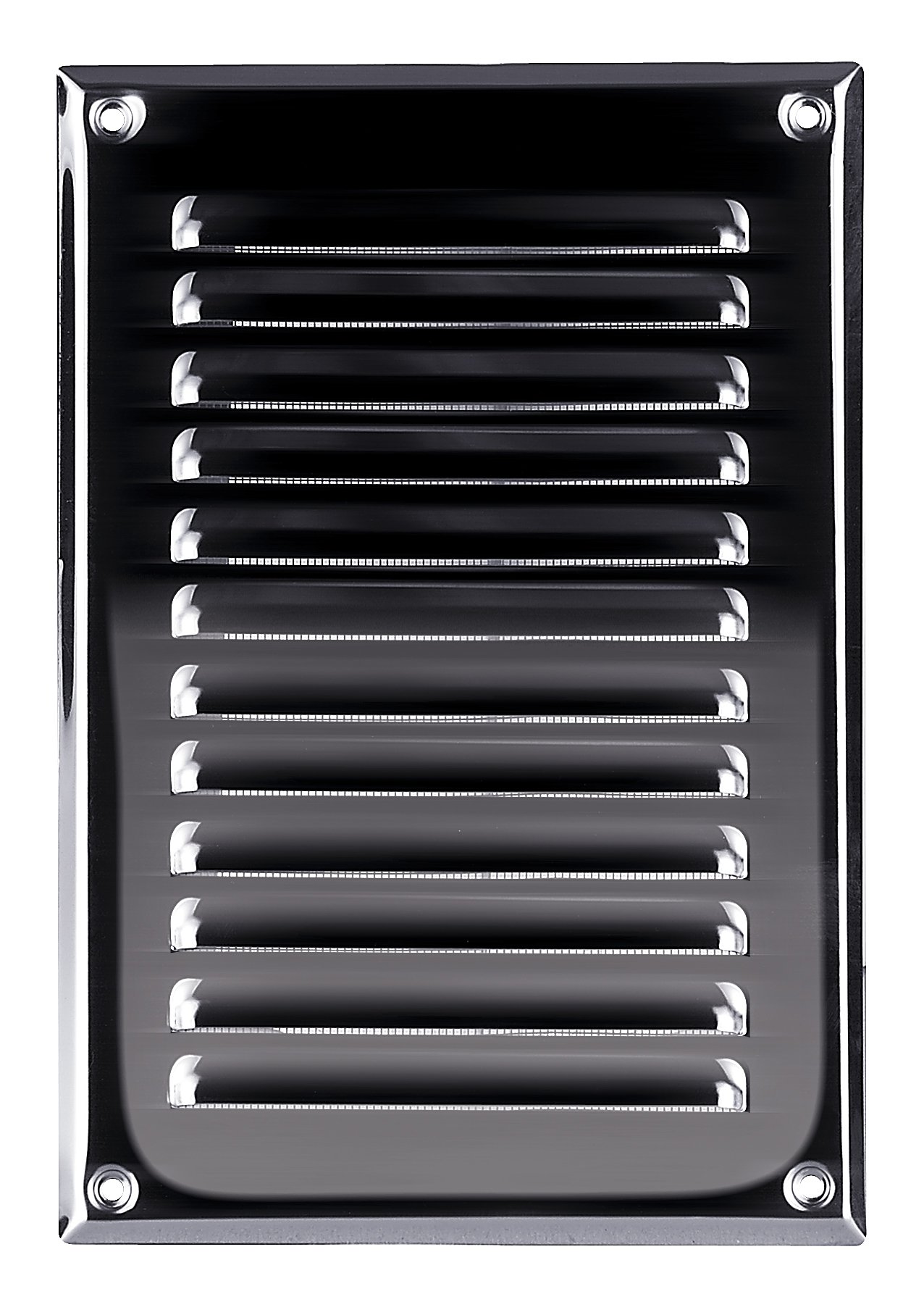 Stainless Steel Air Vent Grille 165mm x 240mm with Fly Screen / Mesh / Net Metal Ventilation Cover 6.5" 9.5" MTA4N - Image 2