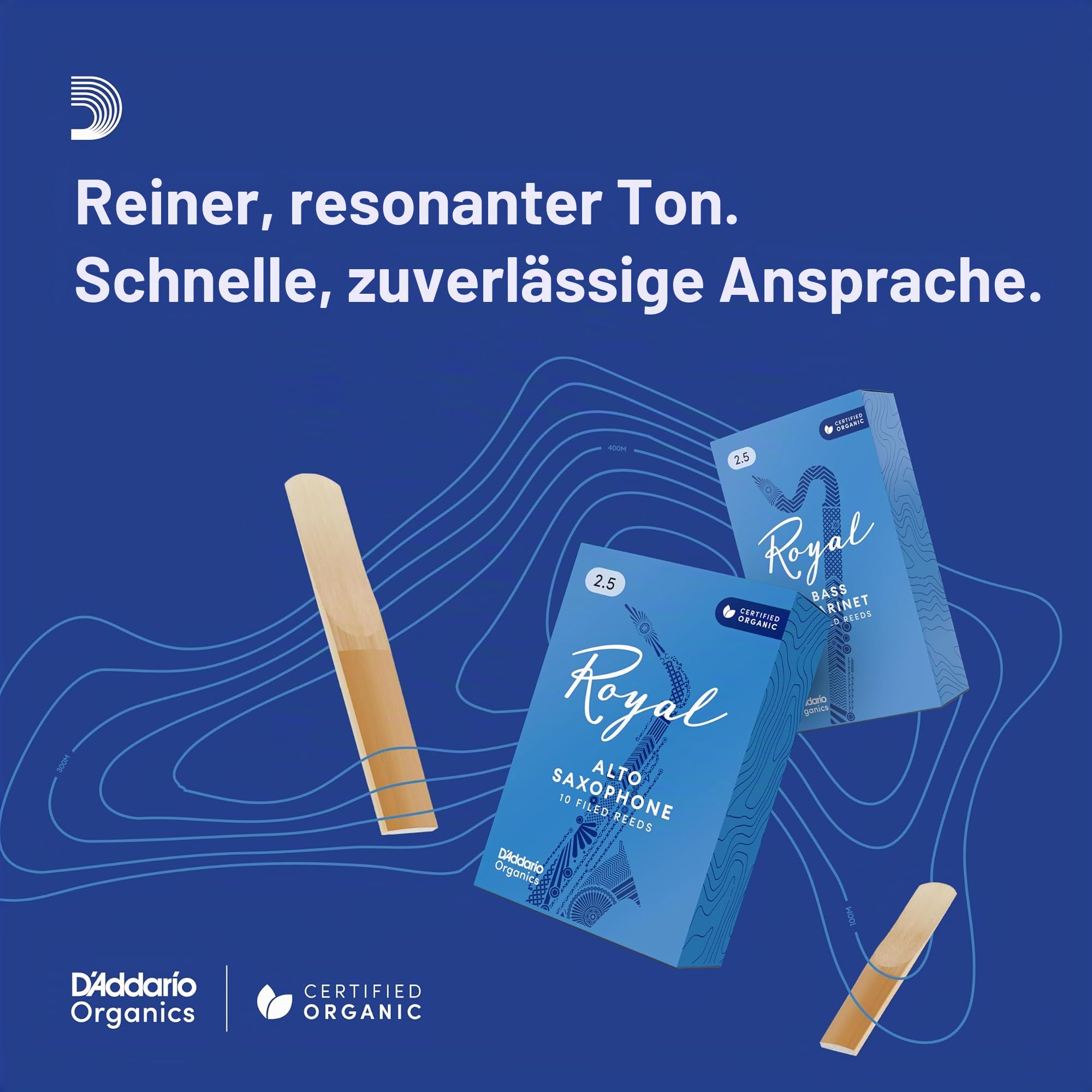 Royal Blätter für Sopransaxophon Stärke 2.0 (10 Stück)