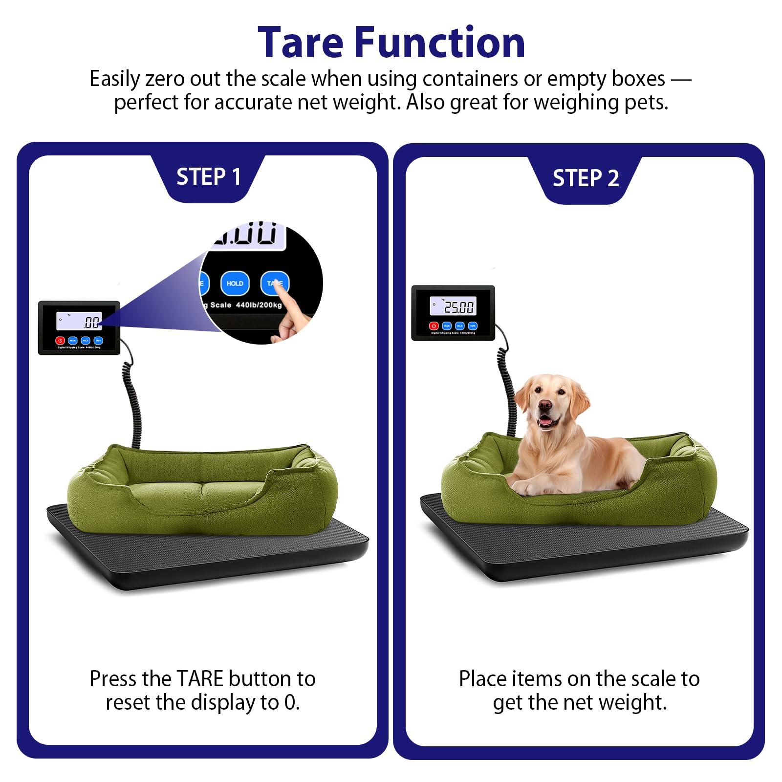 DIPSE Parcel Mini 50 Kg X 2 G - Digitale Pakketweegschaal Met 50 Kg X 2 G Pakketweegschaal Brievenweegschaal Met Extern Display En Enorm Weegvermogen