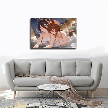 AI Japanese Anime, AI Sexy Girl, AI Anime Drawing53 Canvas Poster Wall Art Decor Print Picture Paintings for Living Room Bedroom Decoration Unframe: 12x18inch(30x45cm)