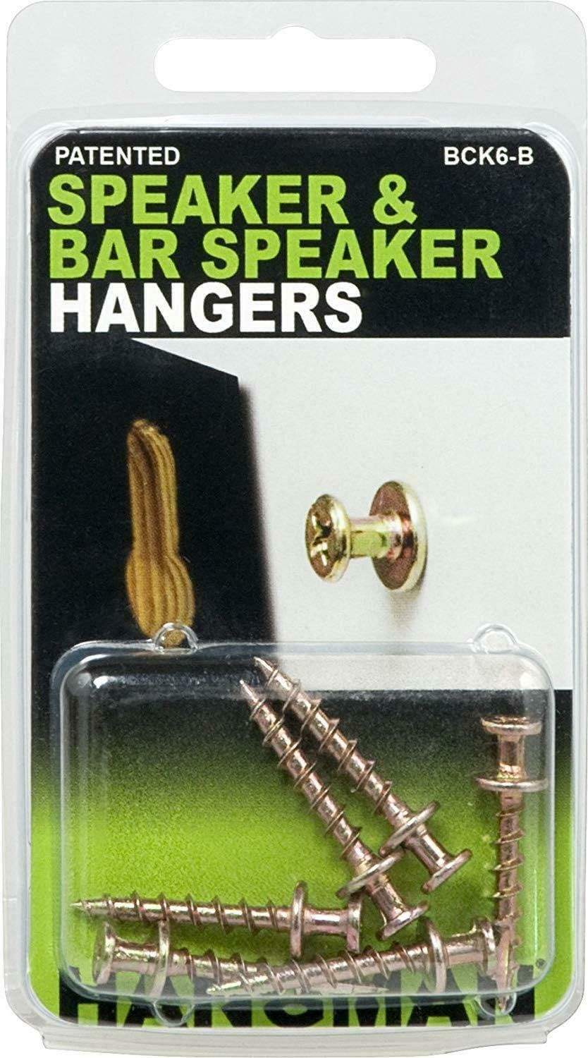 HangmanProducts Inc. BCK6-B Speaker Hanging Screws - 6 Pack