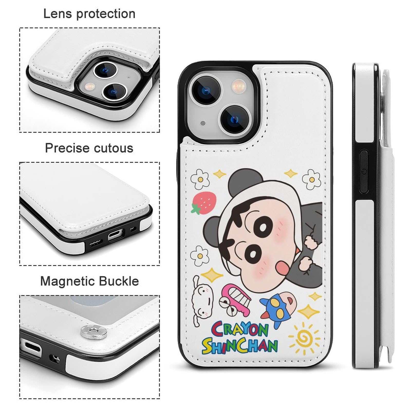 Amazon.co.jp: クレヨンしんちゃん iPhone12 Pro Max ケース 手帳型