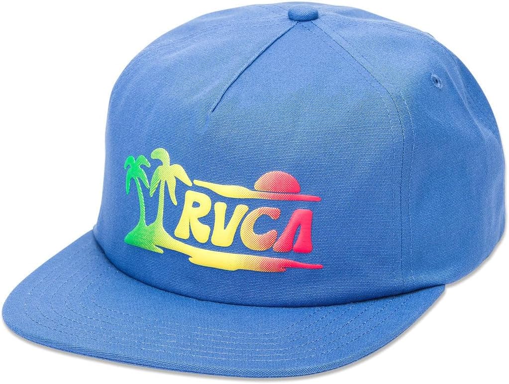 RVCA Vibrations Snapback Hat - Federal Blue