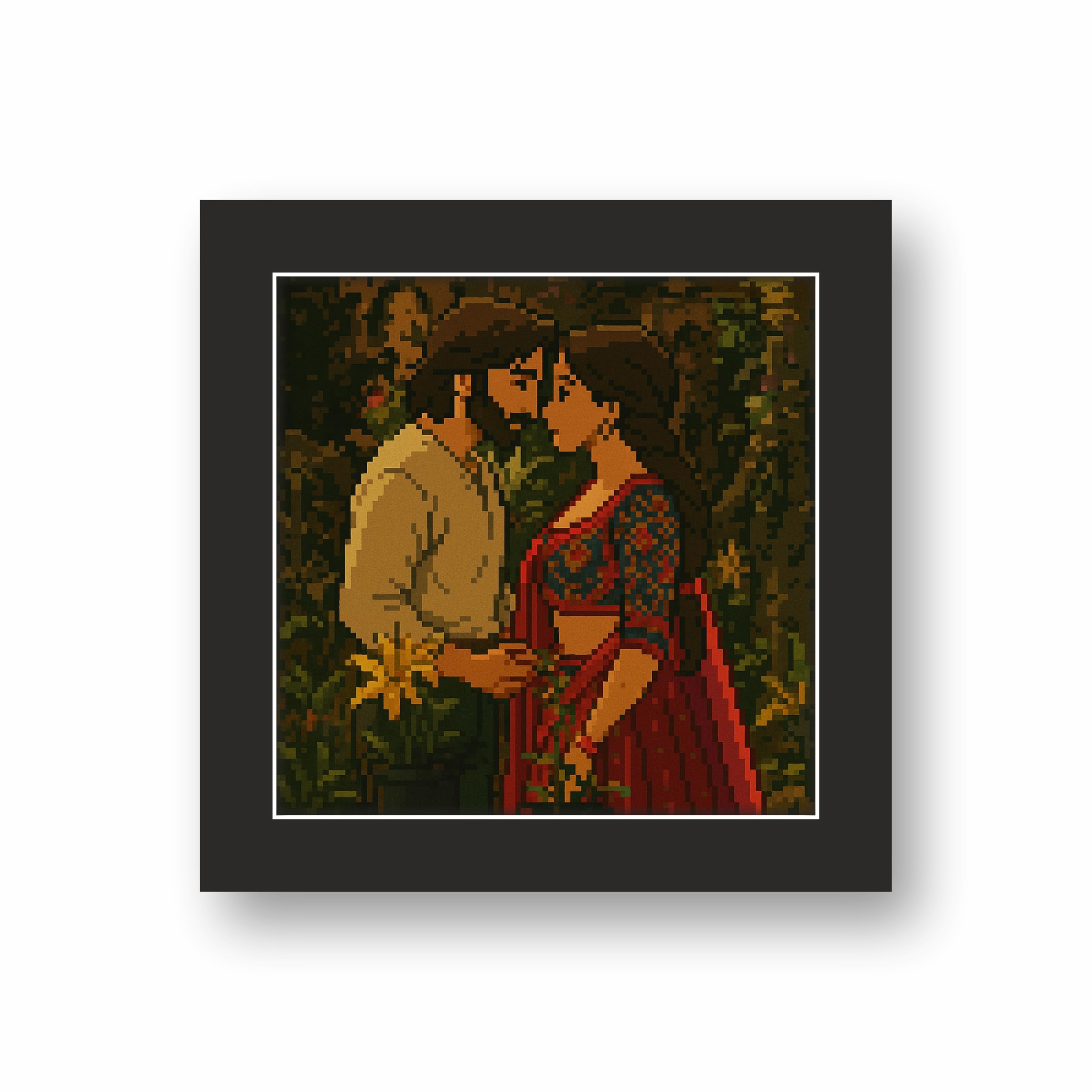 Pixel Art Style Frame - Personalized Retro Gaming Artwork – view 4