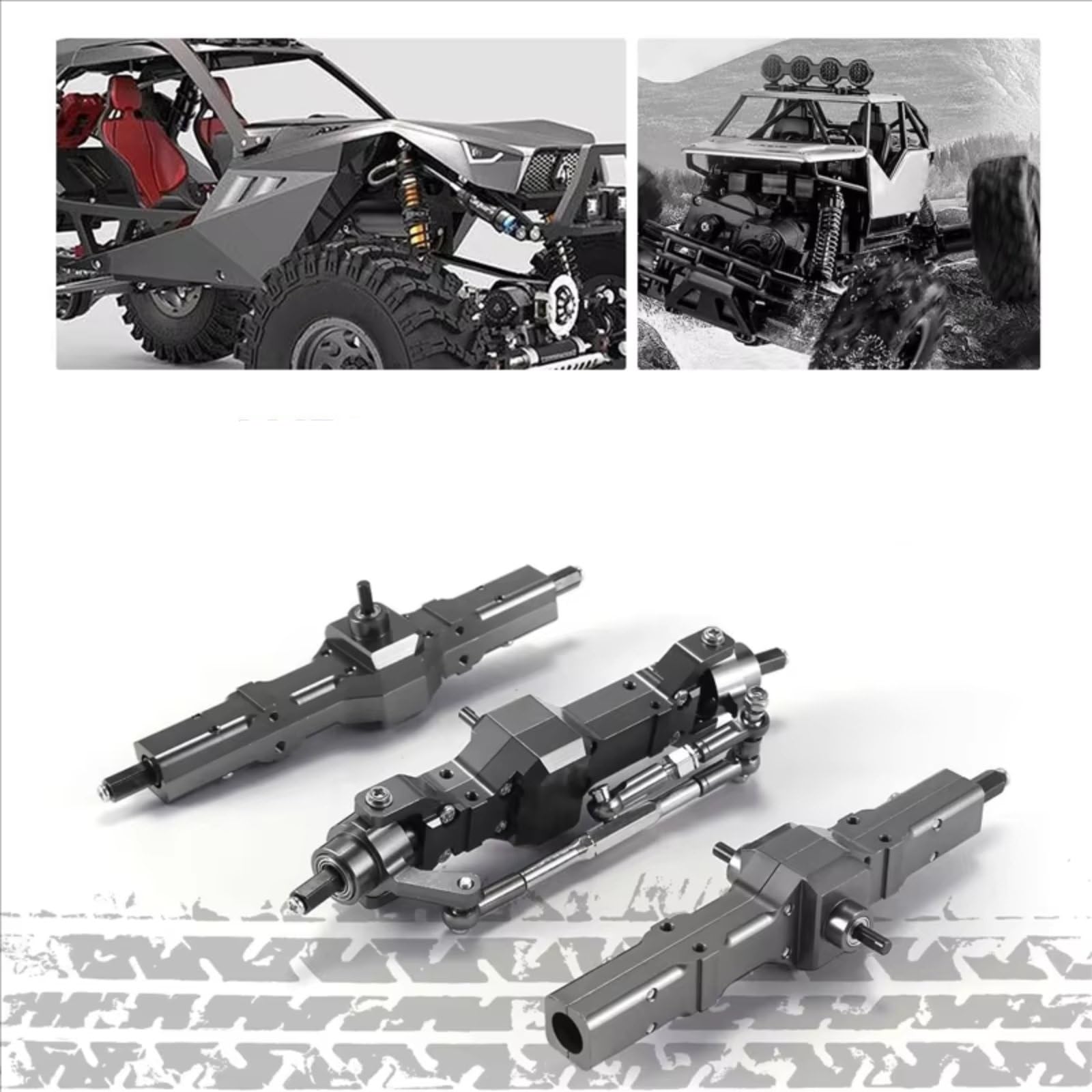 Compatibile Con WPL B16 B36 6WD 1/16 RC Truck Cars Aggiornamenti Parti Accessori Set Di Assali Anteriori E Posteriori In Lega Alluminio Accessori