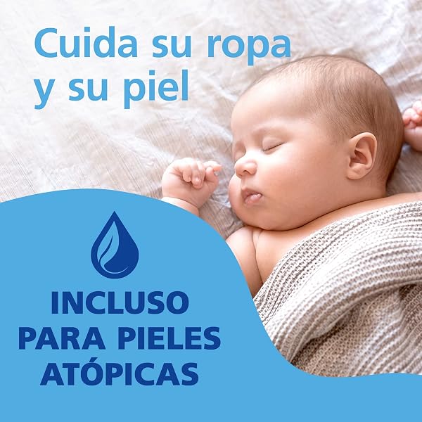 NORIT Bebé - Detergente Líquido para Ropa de Bebé, Pieles Sensibles y Atópicas - Pack de 4 Unidades de 1125 Mililitros, 4500 Mililitros - 4