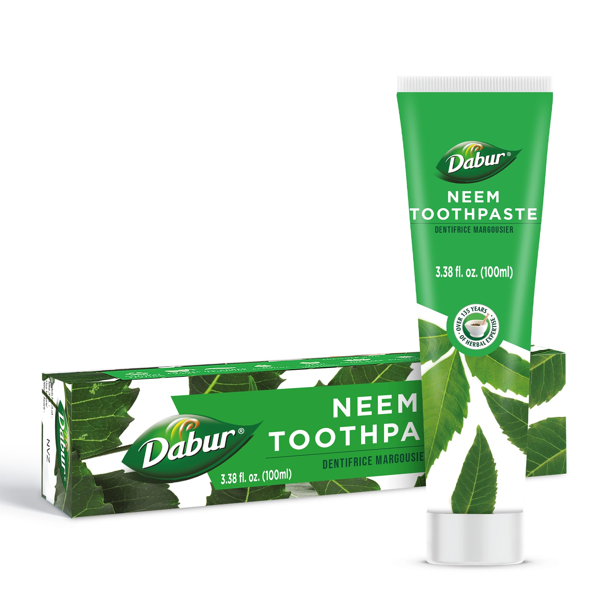 Amazon.com: Dabur Herbal Neem Toothpaste, Fluoride-Free Natural