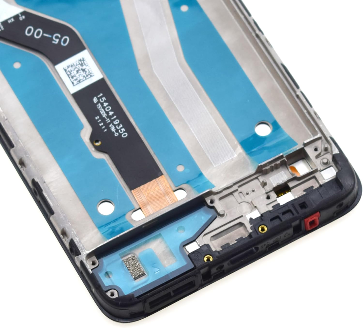 Full LCD Digitizer Screen for Motorola Moto G60 PANB0001IN PANB0013IN PANB0015IN Display Touch Screen Replacement with Border Frame Black 6.8"