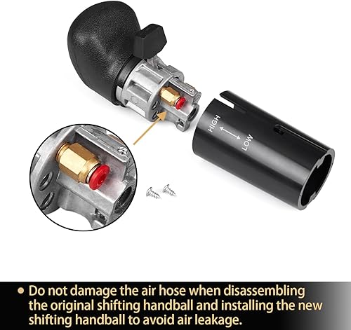 Miniatura 10 de MIOKCALE A6913 Perilla de cambio de 13 velocidades Perilla de cambio de aire resistente Piezas de transmisión para Eaton Fuller Style A-6913 A-4900