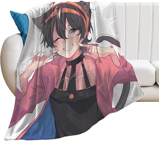 Amazon ジョジョの奇妙な冒険 ナランチャ ギルガ ブランケット 毛布 もうふ 大判 防寒 掛け毛布 軽量 かわいい ふわふわ 大きめ 洗える 抗菌 防臭 おしゃれ 柔らかい 防ダニ オフィス 冷房対策 多用途 オールシーズン 130x150cm ブランケット 毛布 オンライン通販