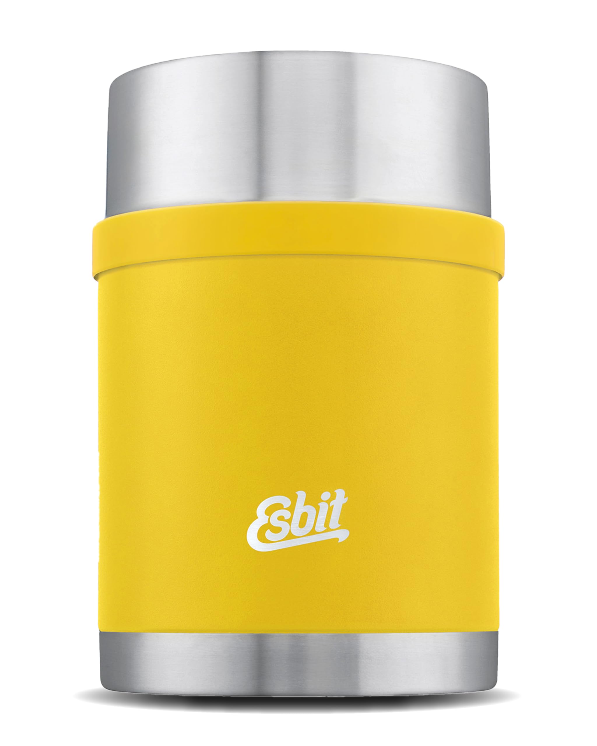 Esbit Thermobehälter Sculptor für Essen - Warmhaltebehälter 750 ml in Sunshine Yellow - aus Edelstahl für warme und kalte Speisen