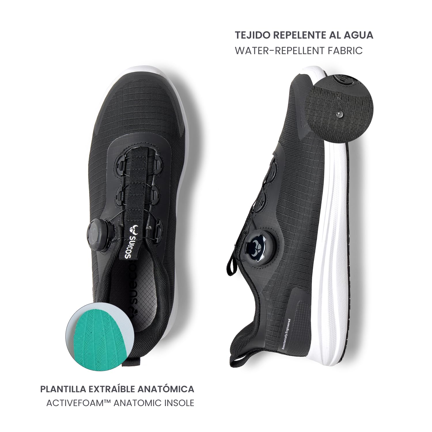 Suecos Hast Zapatillas Sanitarias Mujer y Hombre, Zapatos de Trabajo Sin Cordones Antideslizantes, Calzado Laboral Unisex, Resistentes al Agua y a Aceites, Ultraligeros, EN ISO 20347