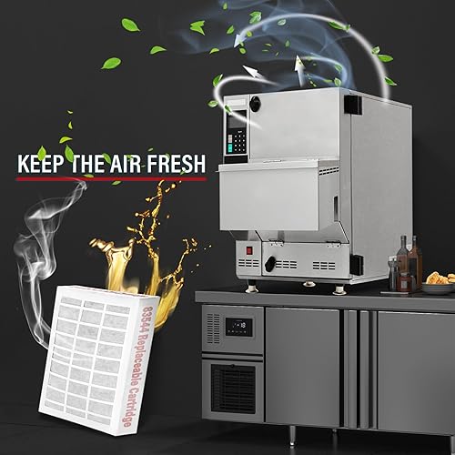 Miniatura 4 de 83544 2FV803 Kit de filtro para freír perfectos, filtros de carbón activado de aire, compatible con PFA570 PFC570 2FV803, aislamiento de aceite