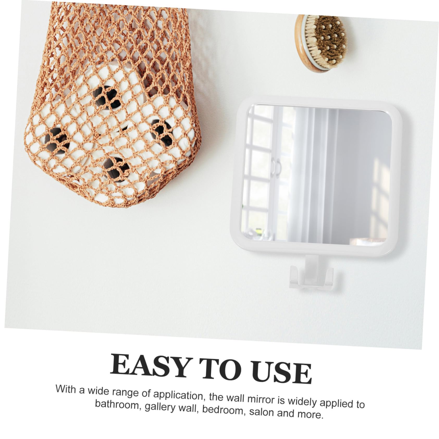 Badezimmer-Make-up-Spiegel mit Saugnapf für die Dusche – ideal für Rasur und Make-up, verstellbar und sicher, perfekt für kleine Räume und Reisen
