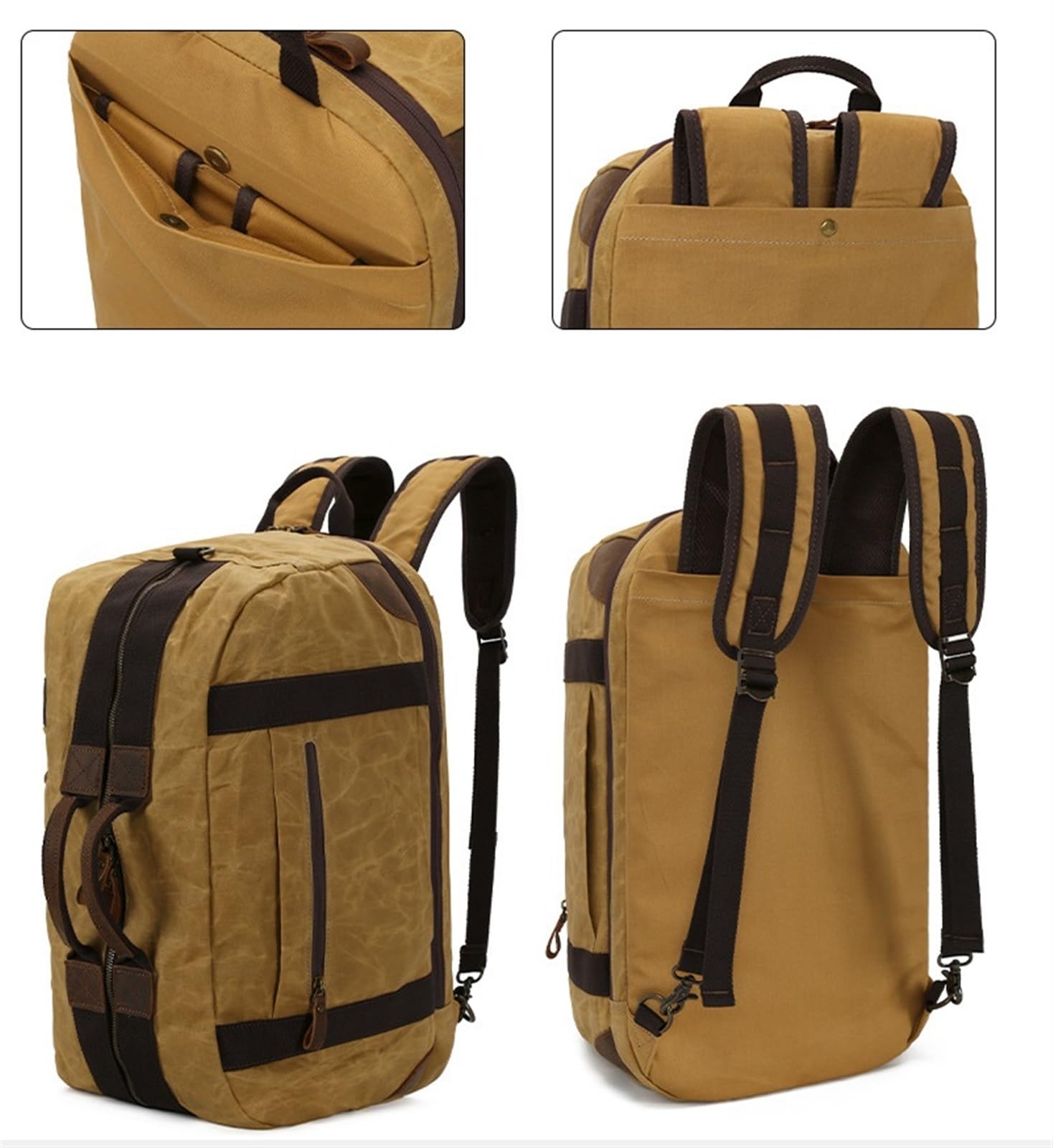 Amazon.com: HAFUNE Convertible Suit Travel Bag 2 And 1 Canvas Duffle Bag Vintage Travel Duffel Bag Weekender Overnight Backpack hanging garment duffel bag (Color : C, Size : 53 * 29 * 30cm) : Clothing, Shoes & Jewelry Amazon.com: HAFUNE Convertible Suit Travel Bag 2 And 1 Canvas Duffle Bag Vintage Travel Duffel Bag Weekender Overnight Backpack hanging garment duffel bag (Color : C, Size : 53 * 29 * 30cm) : Clothing, Shoes & Jewelry