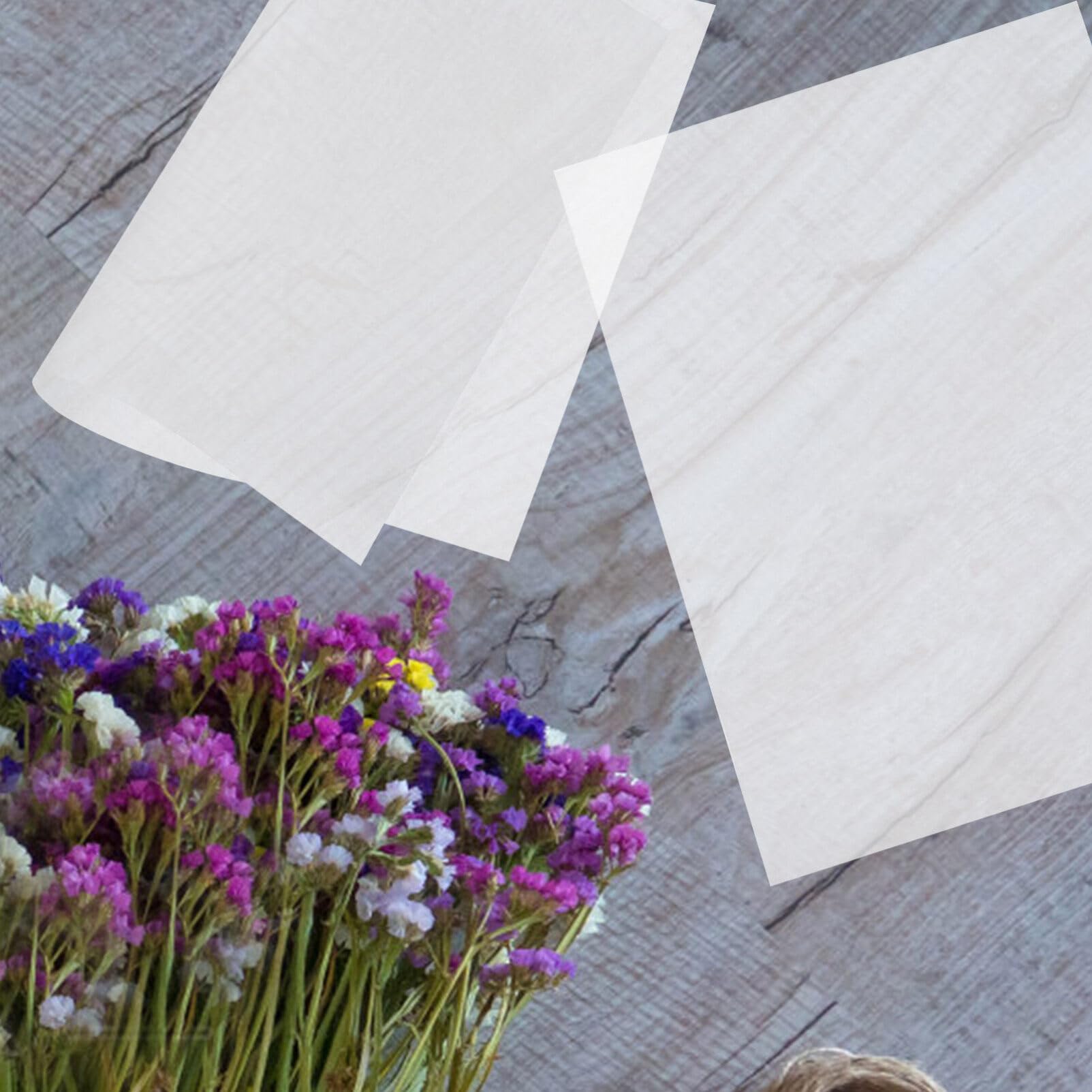 ibasenice Lot de 4 feuilles de papier buvard réutilisable pour presse à