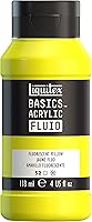 Vista 40 de Liquitex BASICS Pintura Acrílica Fluida, Botella de 118ml (4 oz), Tono Verde Hookers Permanente