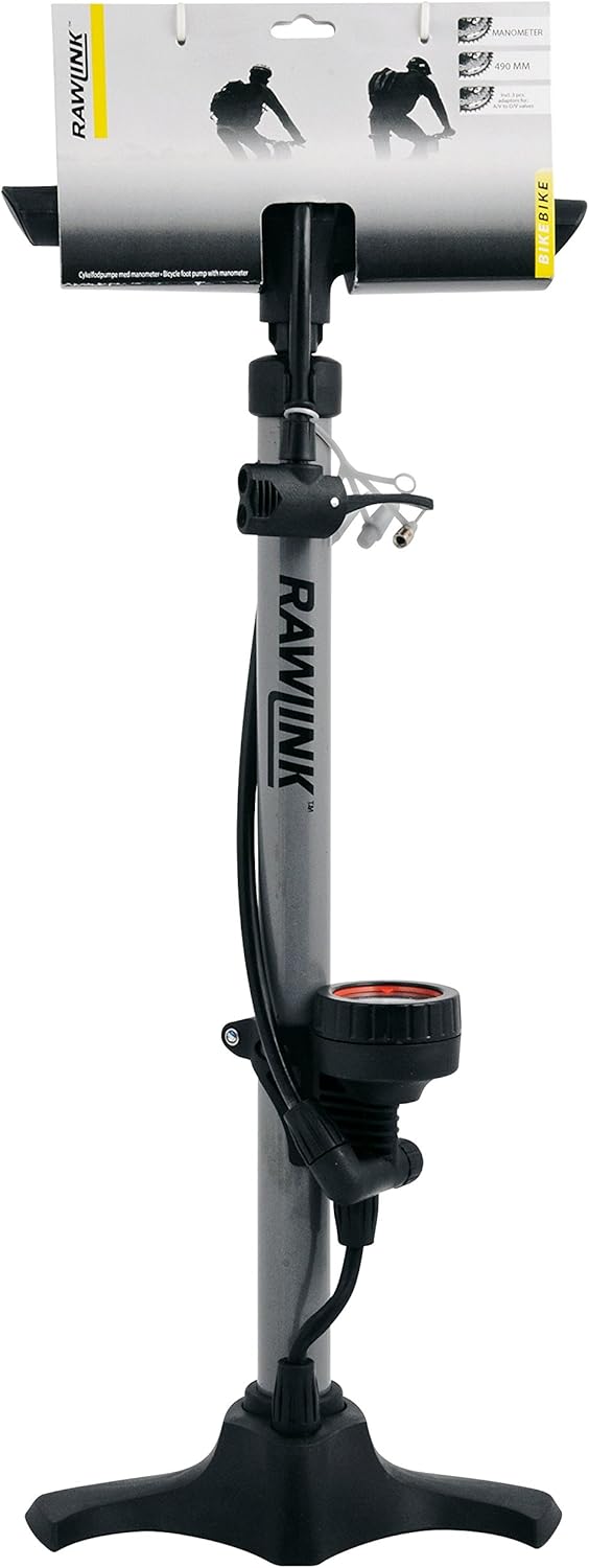 RAWLINK 36020 Bicycle Floor Pump in packaging