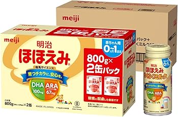 Amazon.co.jp: 明治ほほえみ 2缶パック＋らくらくミルク付き