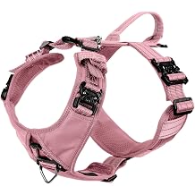 ICEFANG Dog Halter Harness with Metal Buckles,Dog Strap Vest for Large Dogs