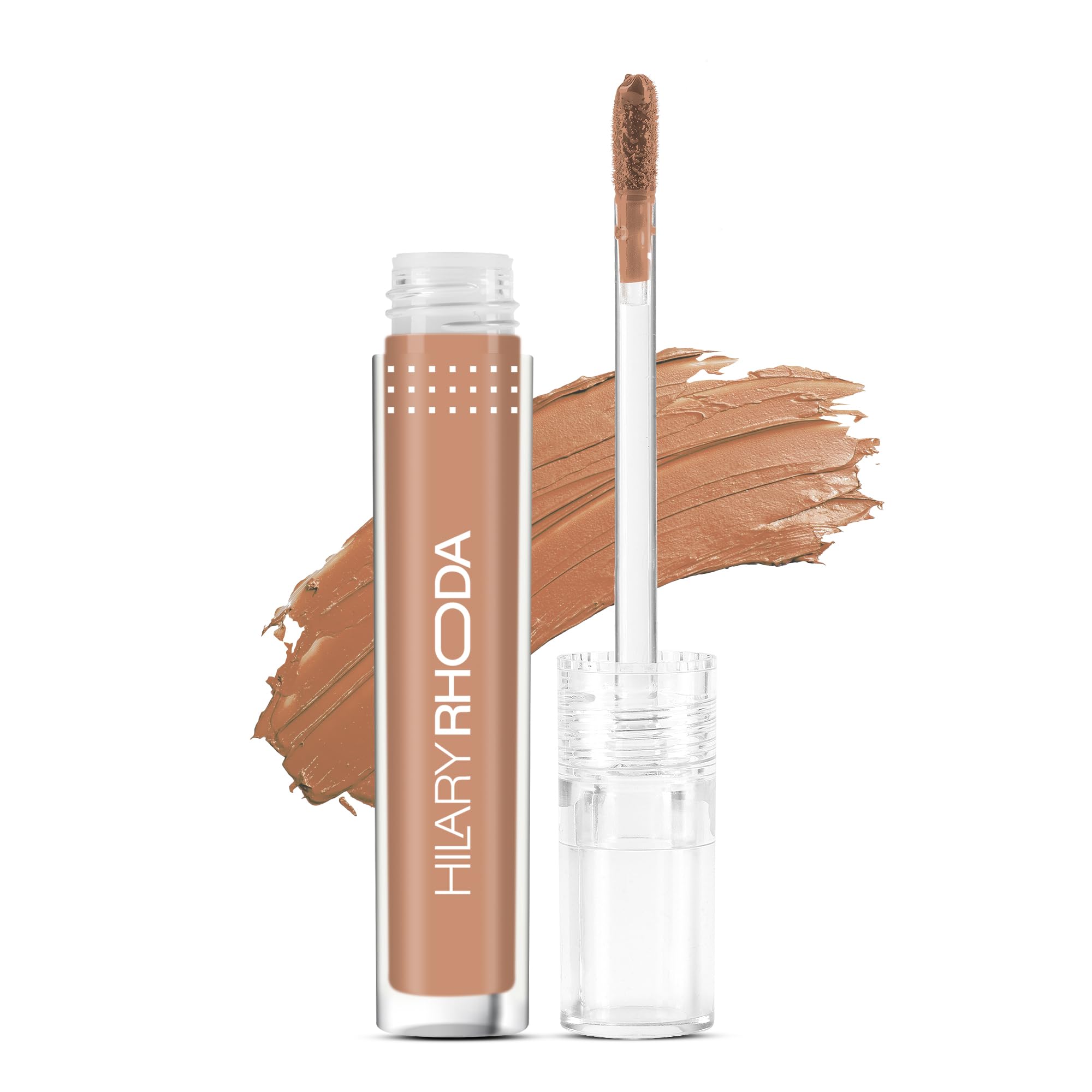 Hilary Rhoda Power Of Matte Liquid Lipstick | Buildable Colour | Long Lasting & Matte Finish | Lightweight & Non-Drying Formula | Smudge Proof & Non-Transferable | 3ml (Make Me Mocha - Shade 01)-image-2