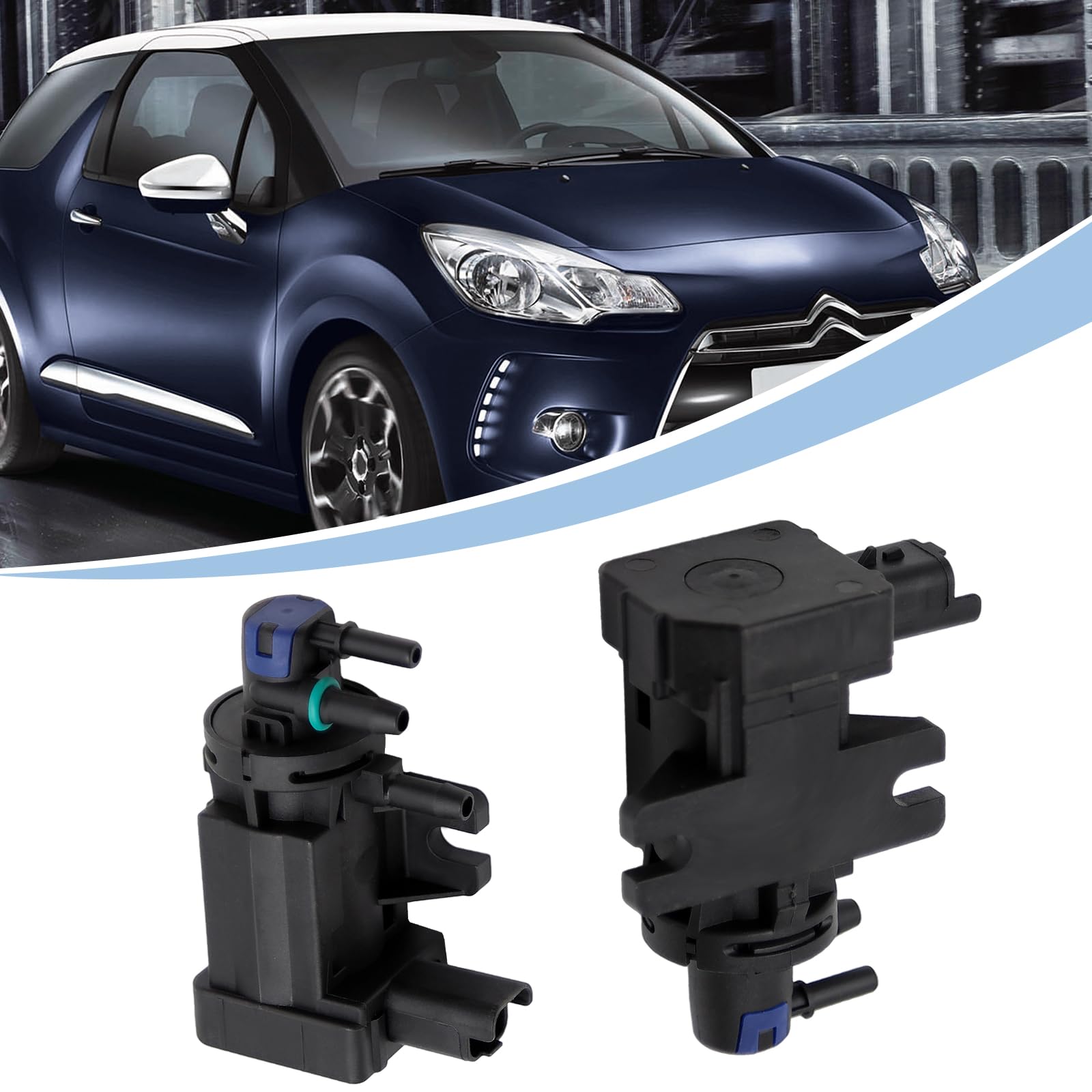 Électrovanne à solénoïde turbo adaptée pour Citroën C3 DS3 Peugeot 3008 208 2008 9665886280 9674084680 9801887680 9810400480 1618.KC 1618.QH