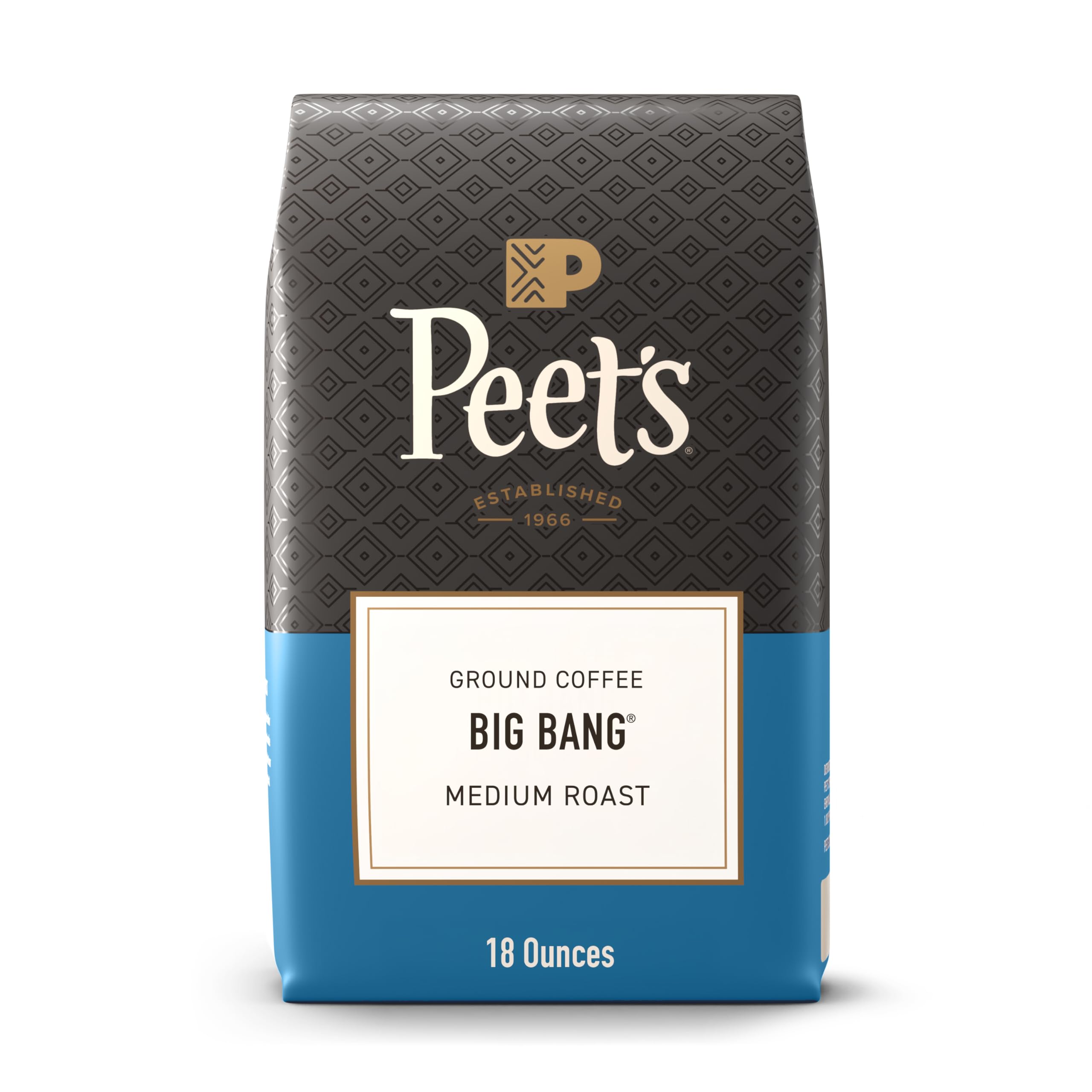 Peet's Coffee, Medium Roast Ground Coffee - Big Bang 18 Ounce Bag