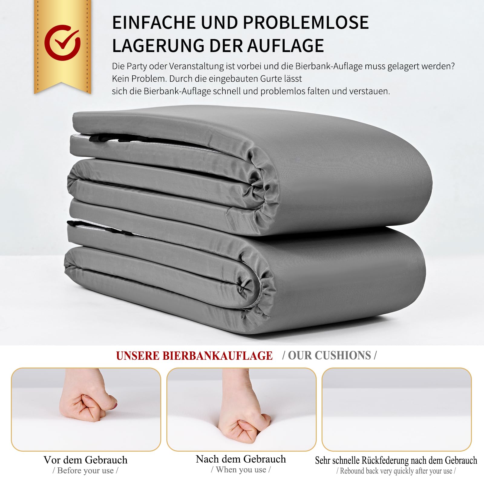 Materasso In Schiuma 90x200cm Spessore 26cm Memory Foam In Gel Supporto A Zone Per Un Allineamento Ideale E Un Comfort Ottimale - Foto 8
