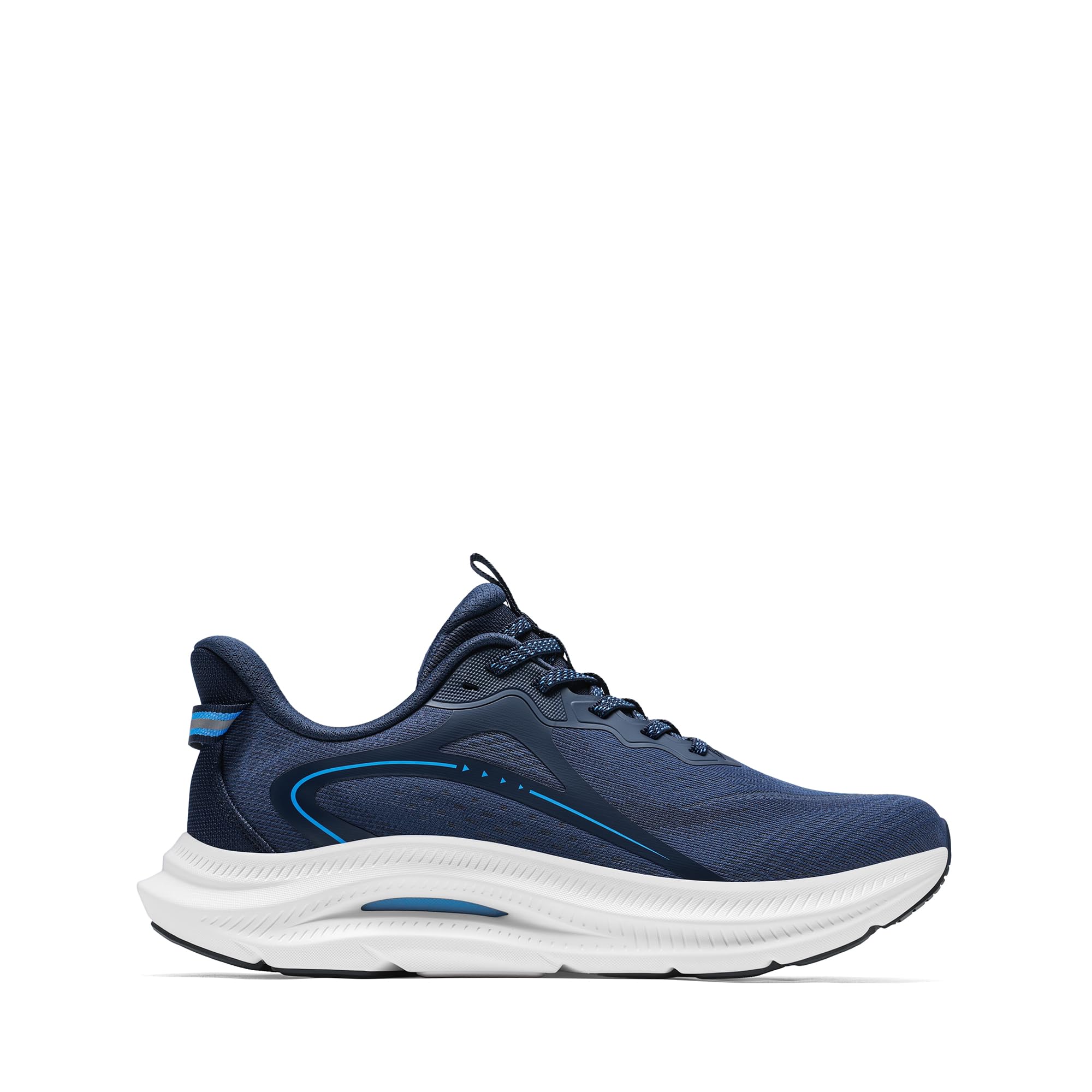 ALLSWIFIT Zapatillas de deporte para hombre, antideslizantes, transpirables, cómodas, para entrenamiento, correr, tenis, gimnasio, a la moda, Azul, 44.5 EU