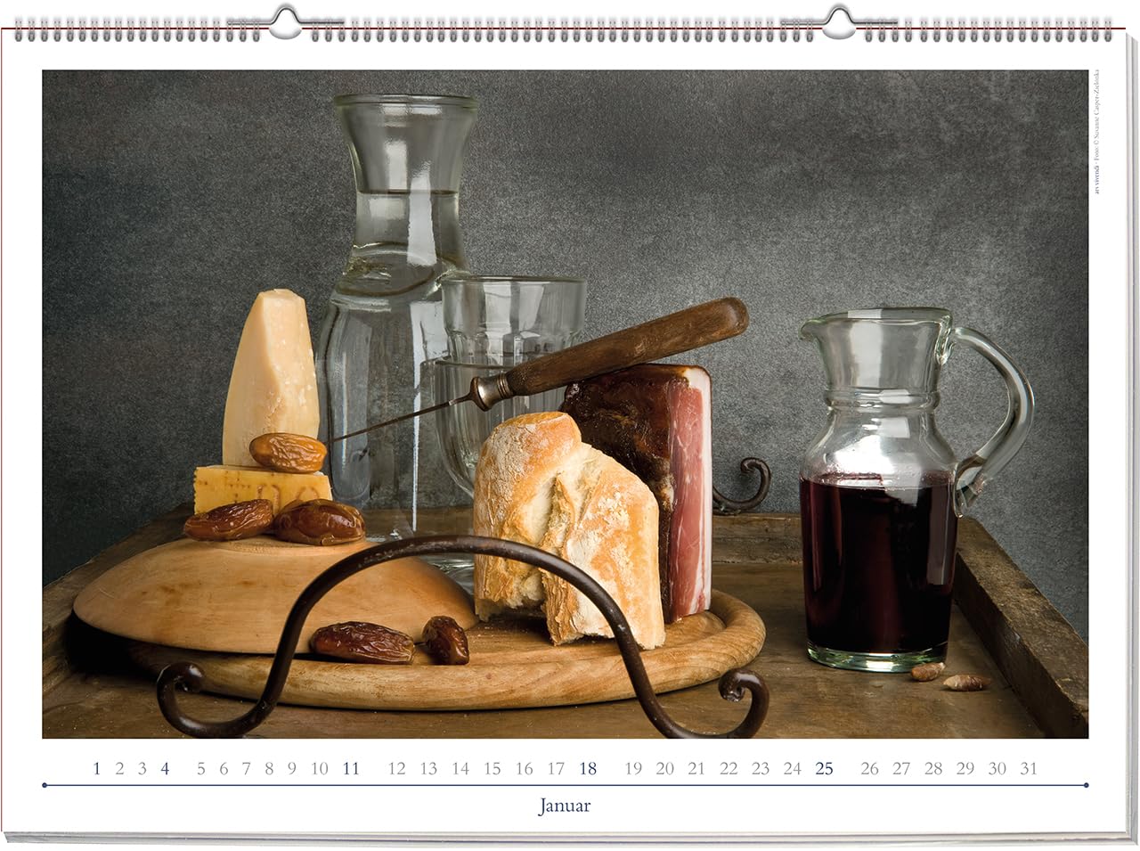 Essen & Trinken 2026 – Posterkalender mit puristischer Fotokunst - Kulinarische Motive in stilvollen Aufnahmen für jeden Monat