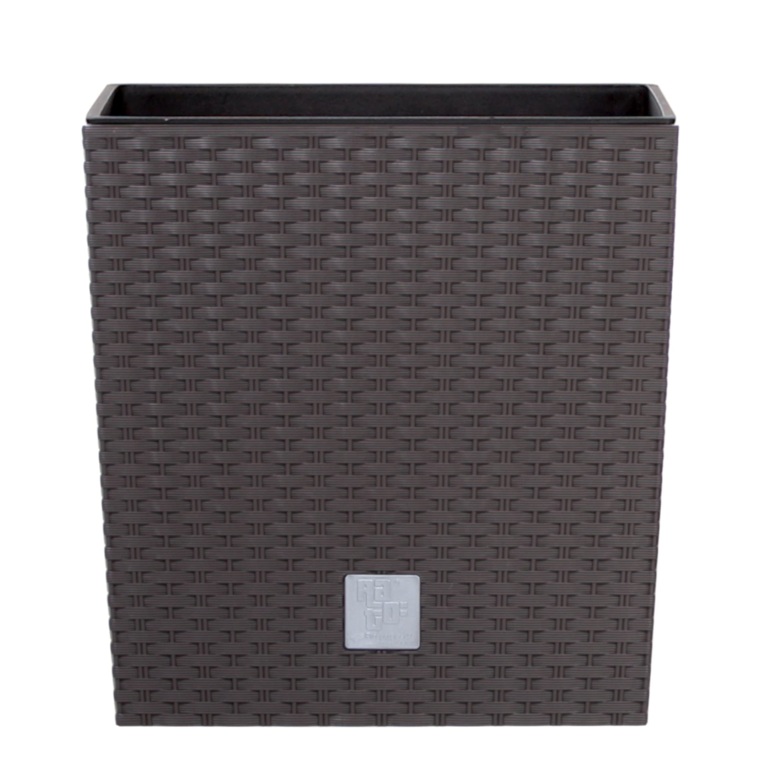 Fioriera Da Balcone Natural Effetto Rattan Con Riserva D'acqua Cm 50x18 - Foto 7