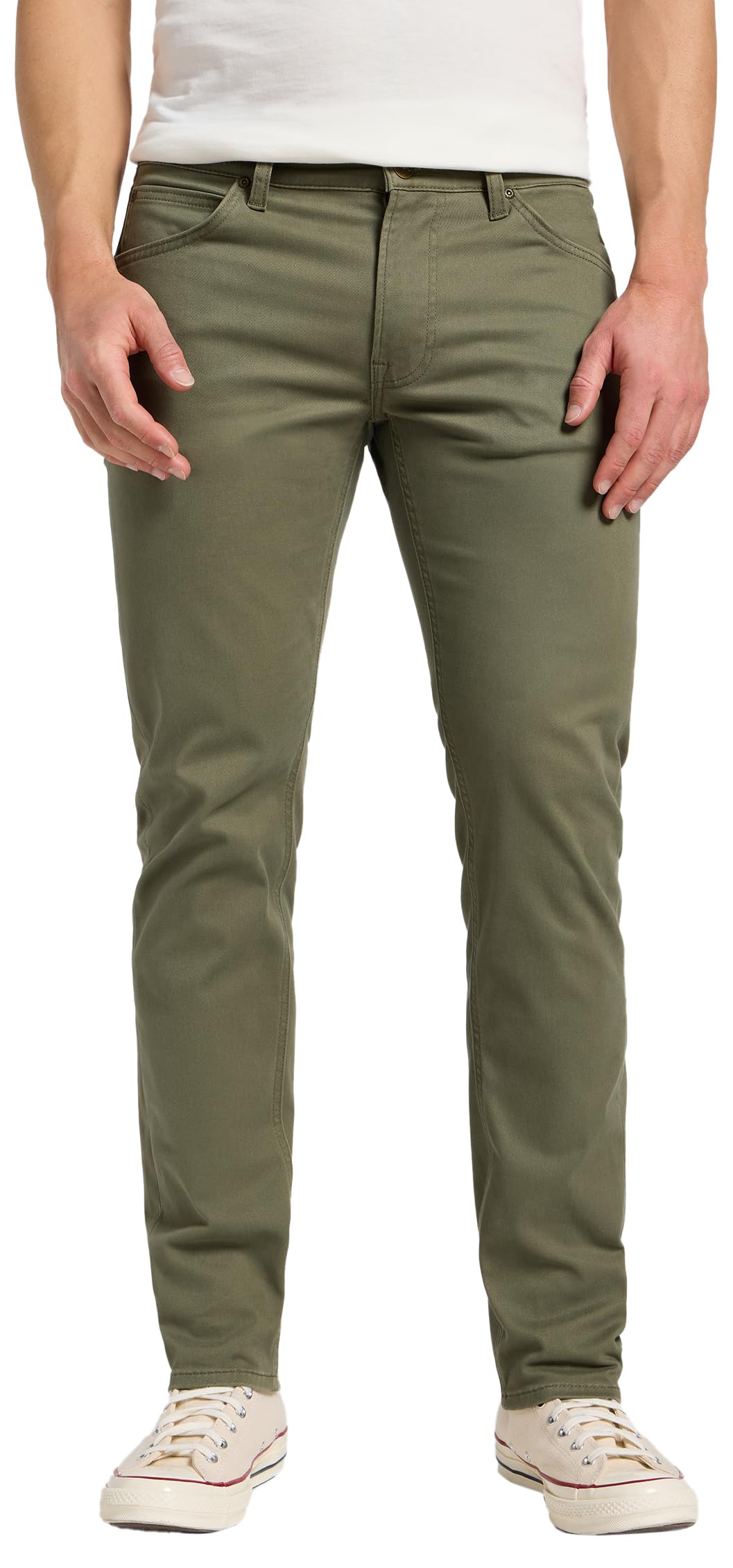 LEE Men's Daren Zip Fly Pants, MERCANTILE Green, 38/32
