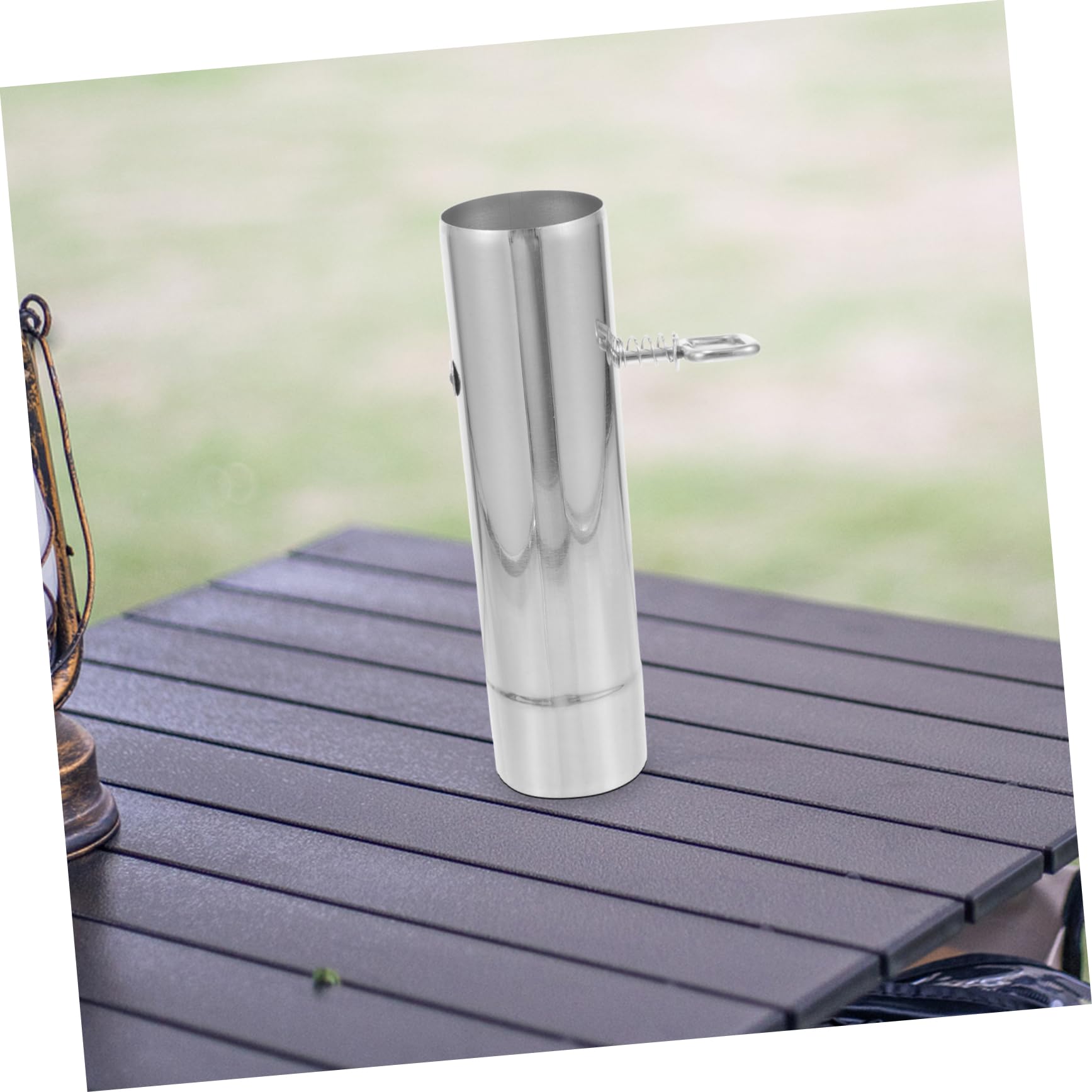 Tubo de chimenea ajustable al aire libre con amortiguador de acero inoxidable para estufas de camping, ligero y versátil para ventilación de barbacoa, caravana y tuberías de gas interiores 9