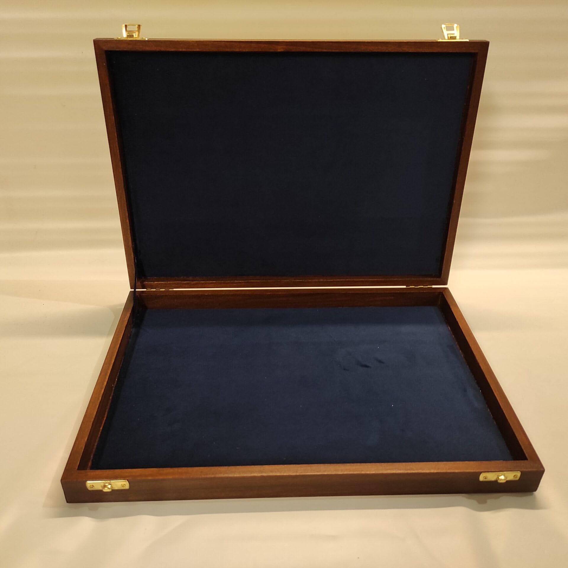Cofanetto monete da collezione con 3 vassoi in velluto per monete Repubblica Italiana, legno massello artigianale, numismatica - Coins&More