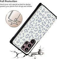 Vista 7 de iCoverCase Funda de piel sintética compatible con Samsung Galaxy S22 Ultra Wallet con soporte para tarjetas, ranuras para tarjetas, función atril