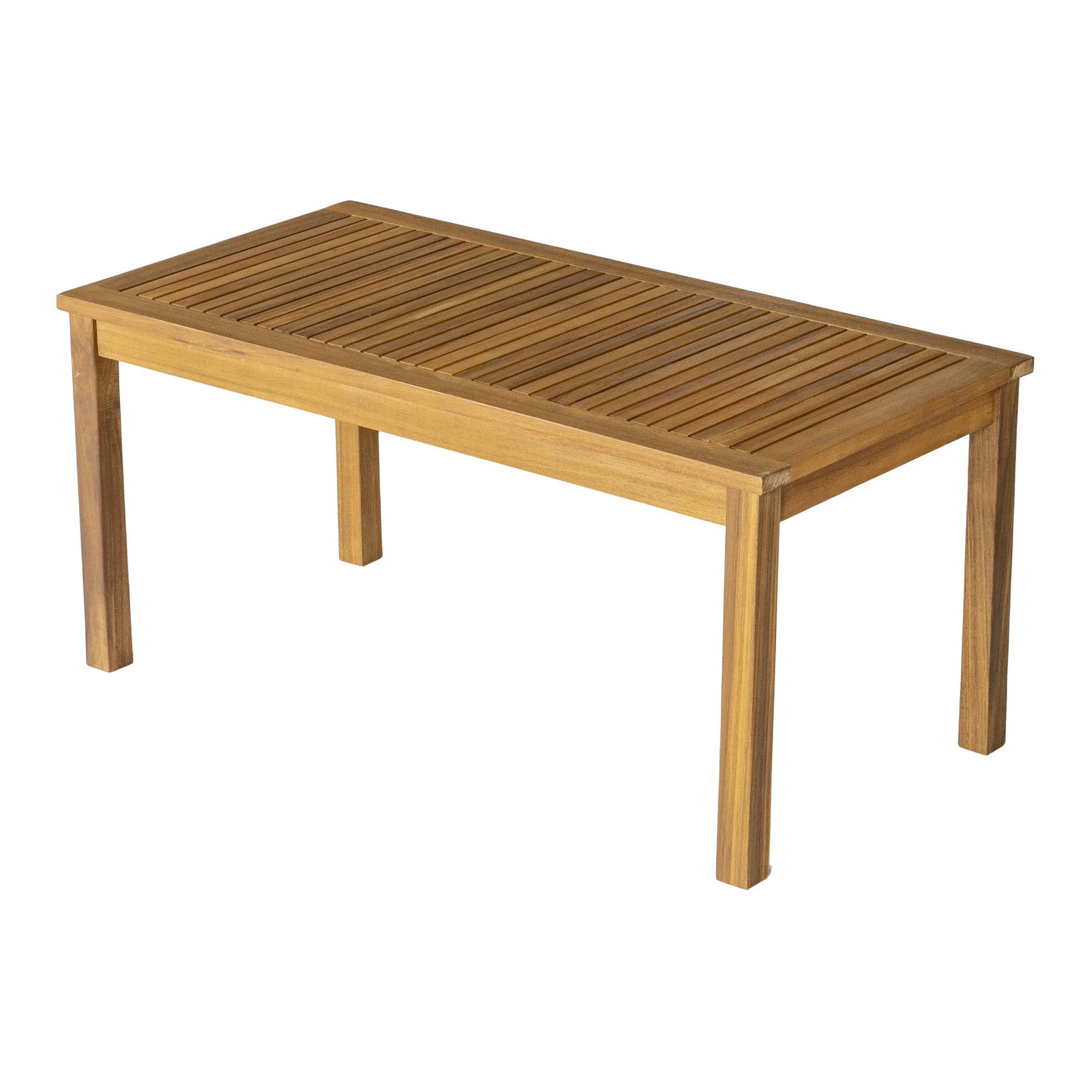 casa.pro Set Salottino per Esterno Mobili da Giardino Patio Terrazza Set Composto di Tavolo Divano e 2 Poltrone con Cuscini Arredo in Legno di Acacia