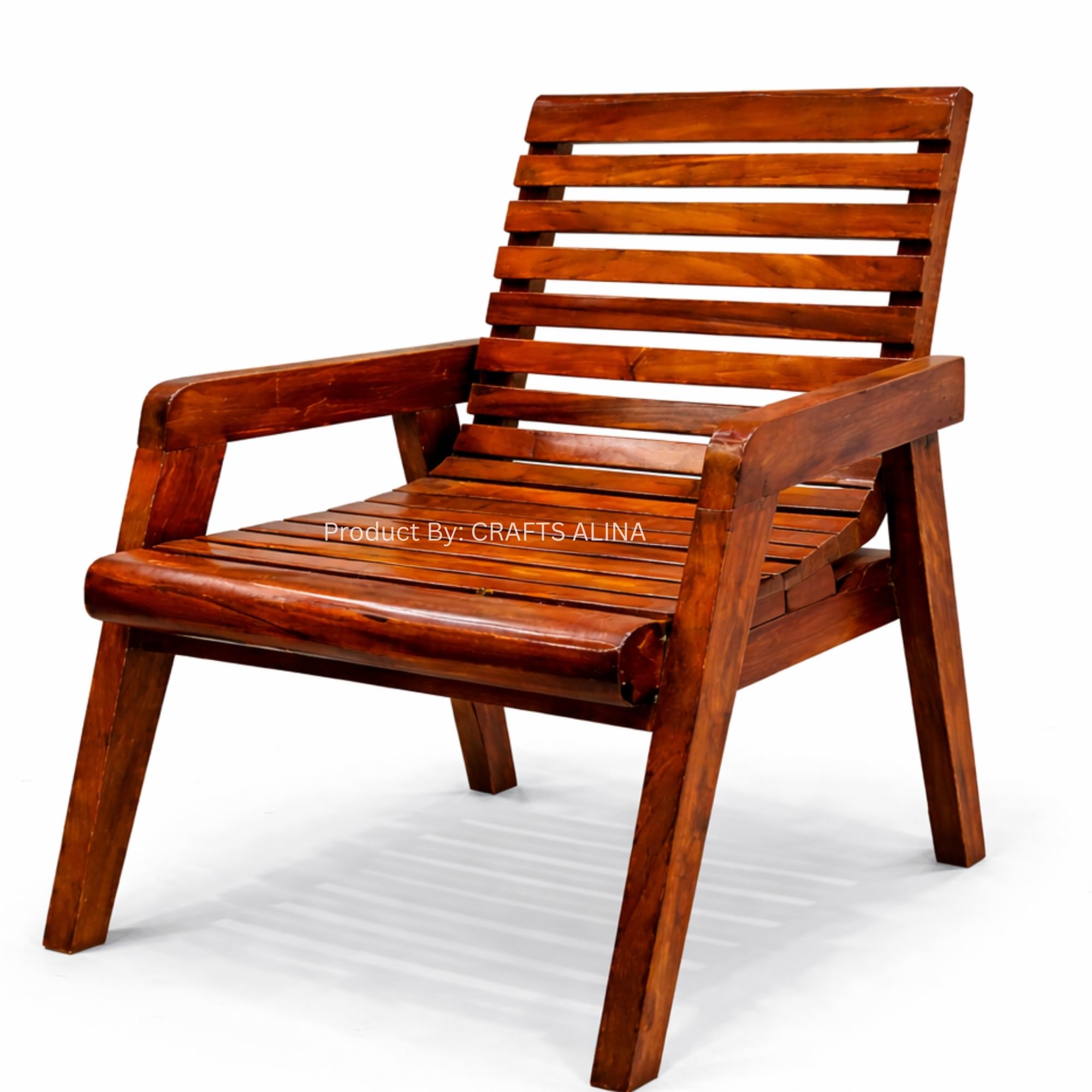 Sheesham Wood Kids Chair | Wooden Children Arm Chair for Home & Outdoor | Strong & Durable Kids Seating | Natural Brown Finish | Child Wooden Chair-image-43