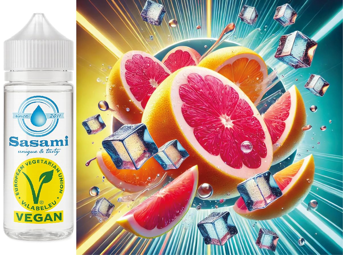 Grejpfrut Ice aromat koncentrat – Wegański – Sasami – 100ml