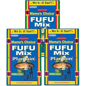 Mama's Choice Fufu Mix Plantain Pack of 3 3 x 624 g