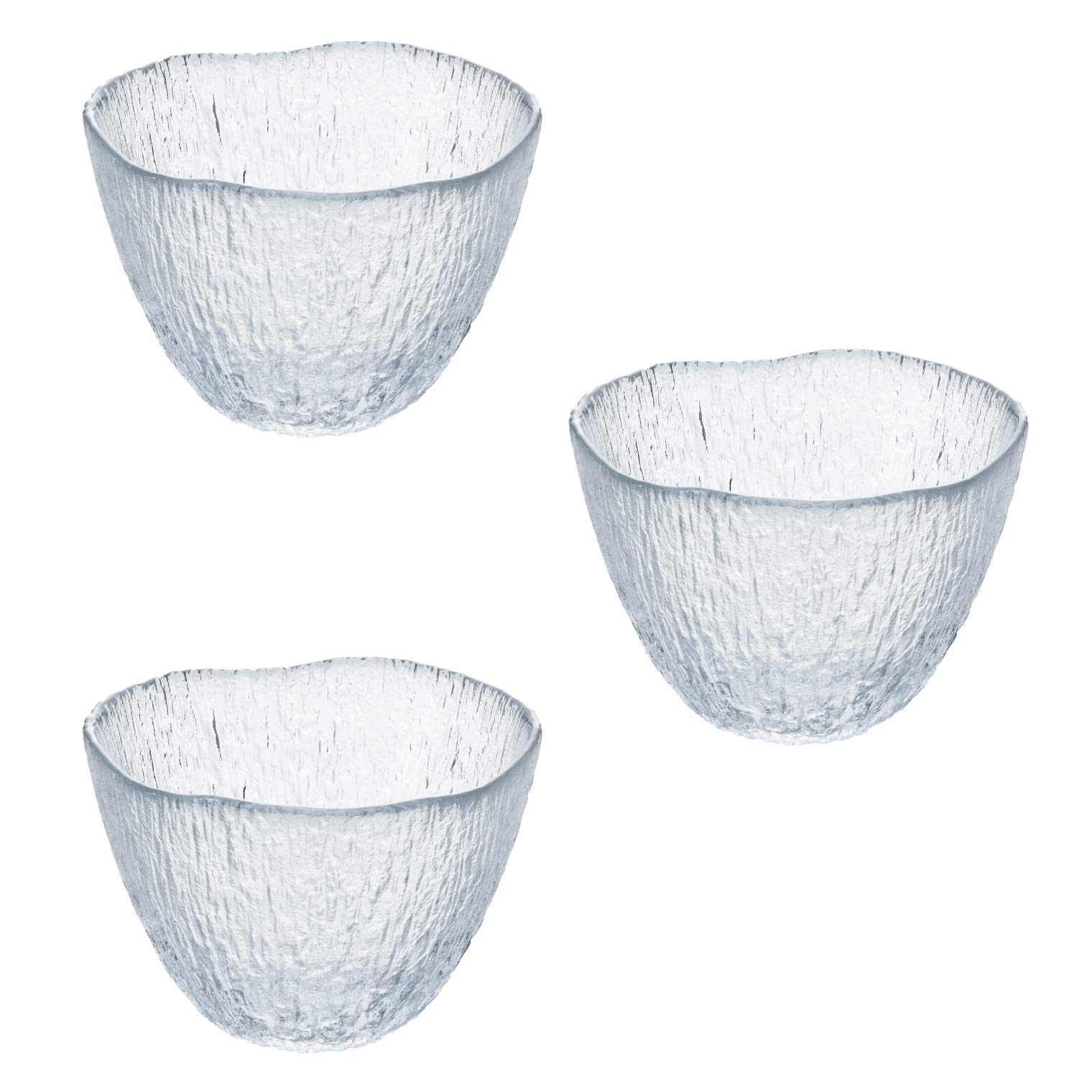 アデリア(ADERIA) 庄内クラフト ガラス食器 小鉢 レッド 直径11×高さ4cm 赤の器小鉢 3枚入 日本製 F-・・・