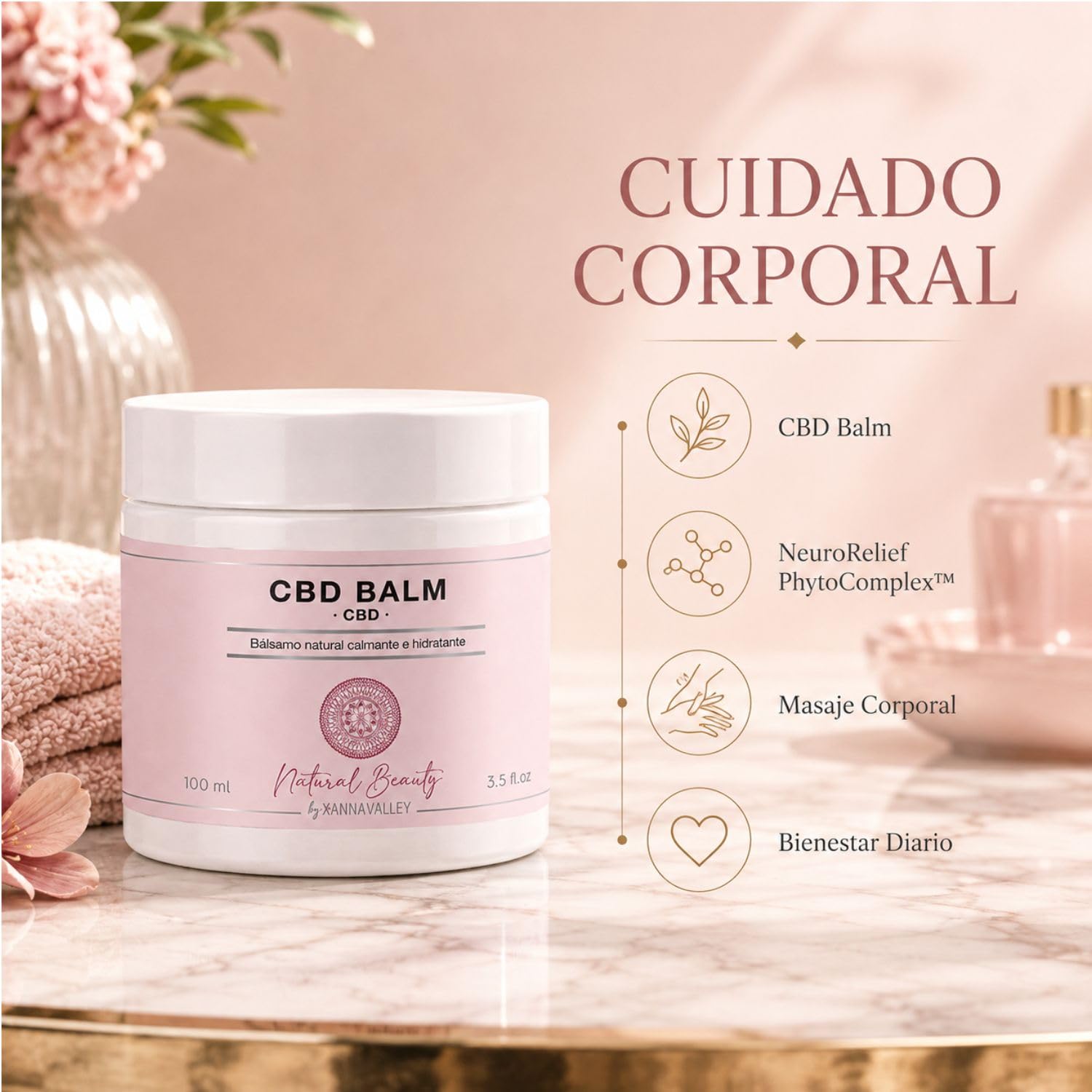 Bálsamo Corporal de Árnica y Mentol para Mujeres en Menopausia, 100 ml