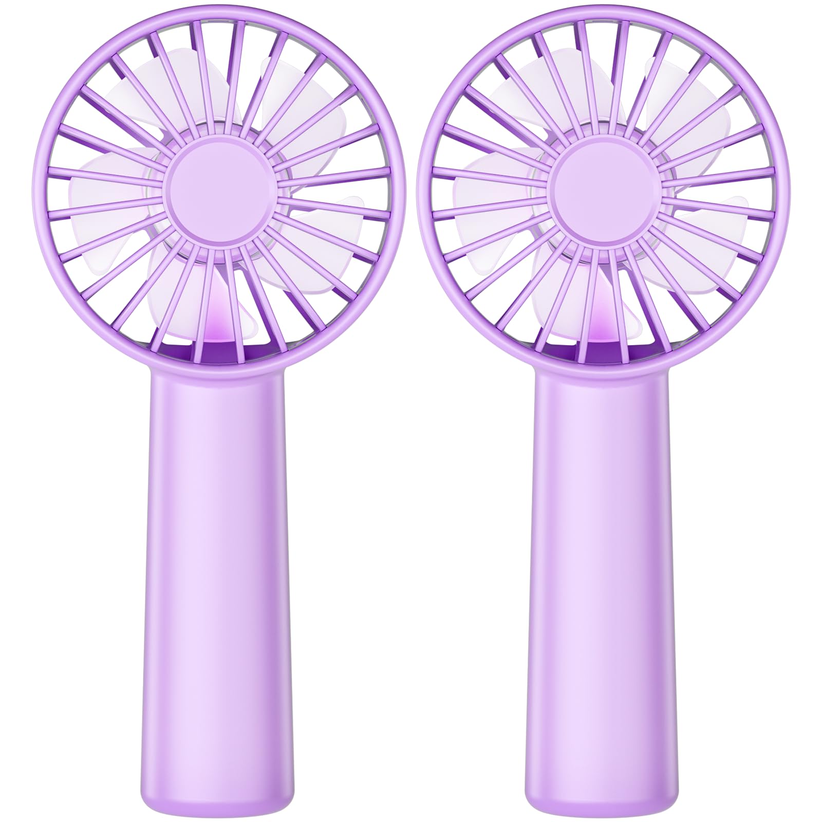 Portable Handheld Fan, Small Personal Hand Fan with 3 Speeds 1800mAh USB Rechargeable, Mini Hand Held Fan for Makeup Eyelash, Travel Gifts for Girls Women Kids