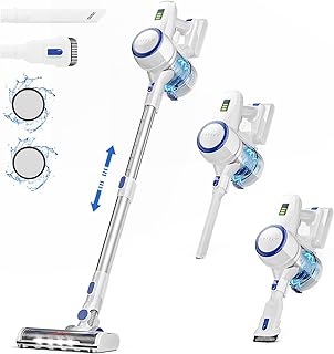 ORFELD Cordless Vacuum Cleaner, 6 in1 Cordless Stick Vacuum Cleaner with Powerful Suction, 2200mAh Battery Up to 35 Mins, Lightweight & Quiet Wireless Vacuum for Home Hardwood Floor Carpet Pet Hair