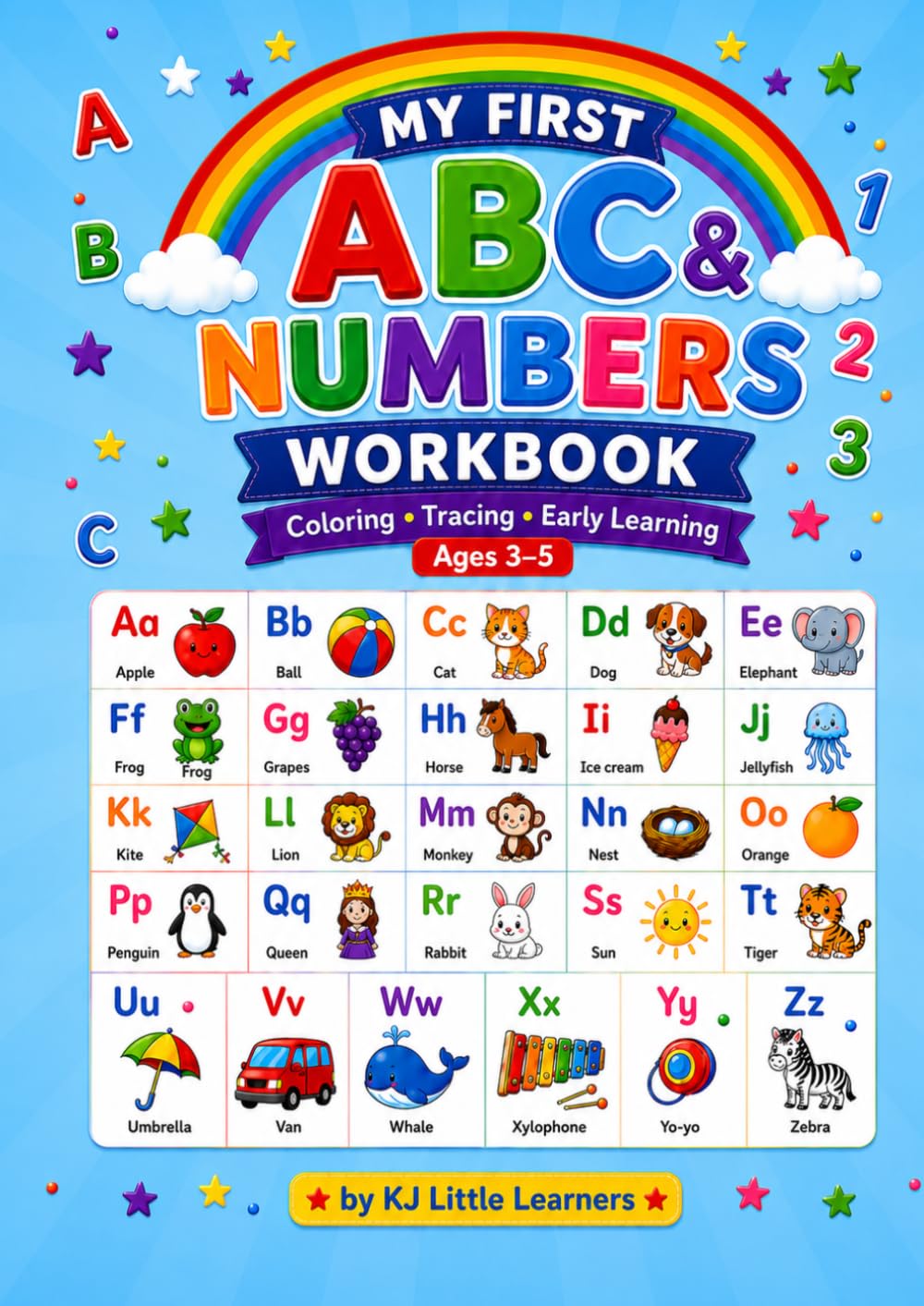 My First ABC & Numbers Workbook: Coloring • Tracing • Early Learning