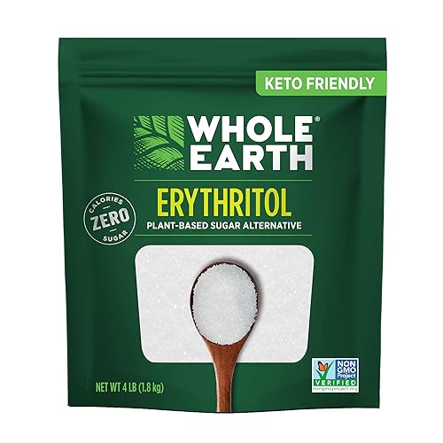 Whole Earth Sweetener Company Alternativa de azúcar cero calorías a base de plantas 100 eritritol 64 onzas